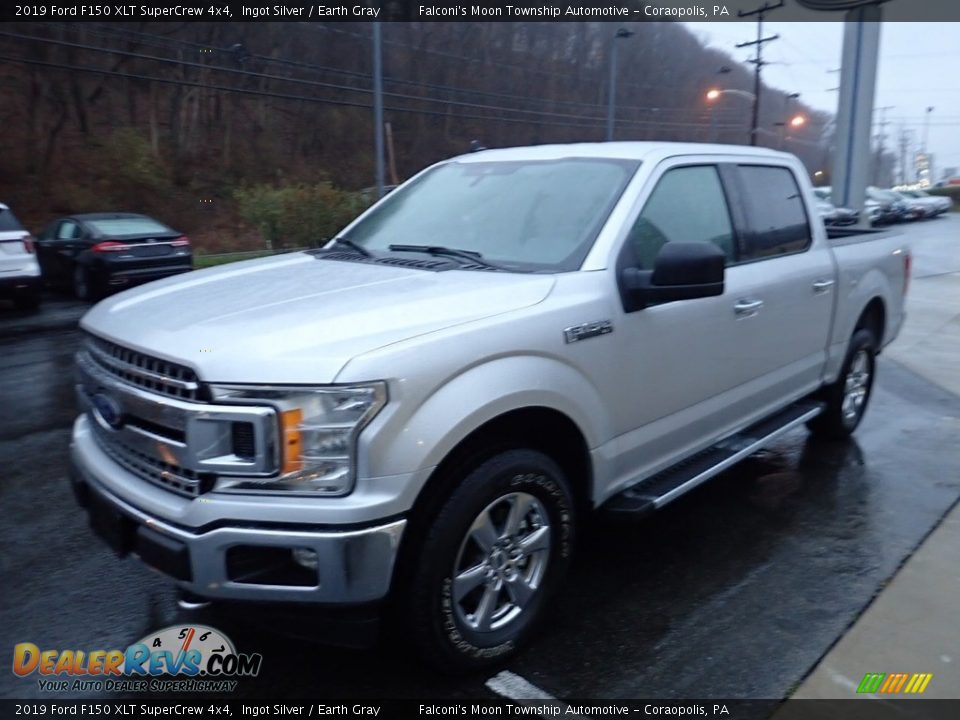 2019 Ford F150 XLT SuperCrew 4x4 Ingot Silver / Earth Gray Photo #6