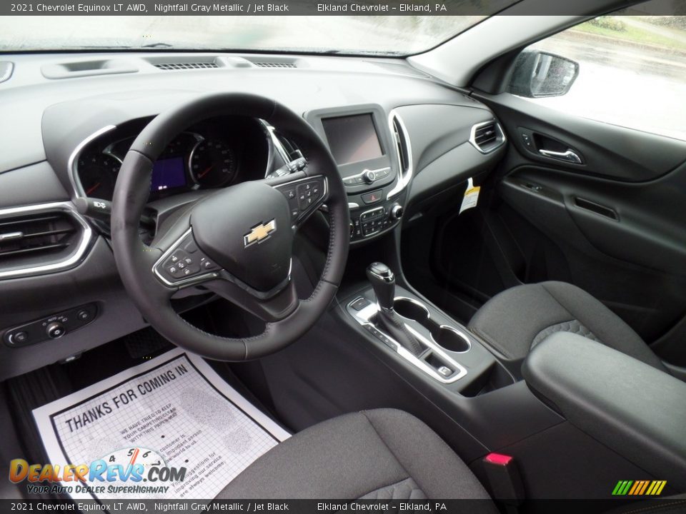 Jet Black Interior - 2021 Chevrolet Equinox LT AWD Photo #18