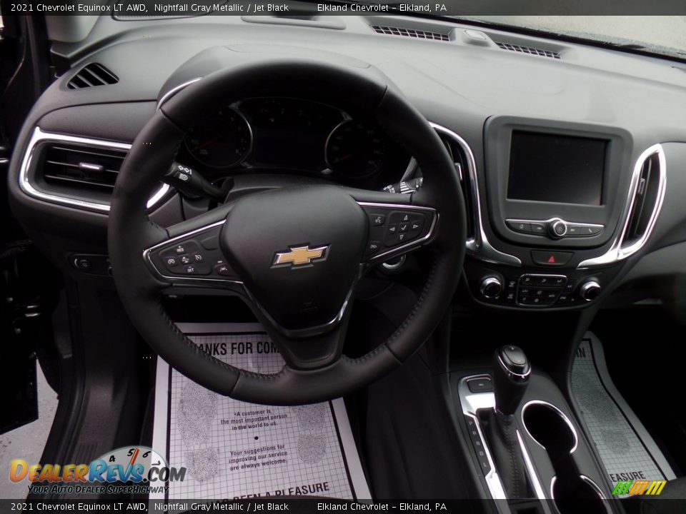 2021 Chevrolet Equinox LT AWD Nightfall Gray Metallic / Jet Black Photo #19