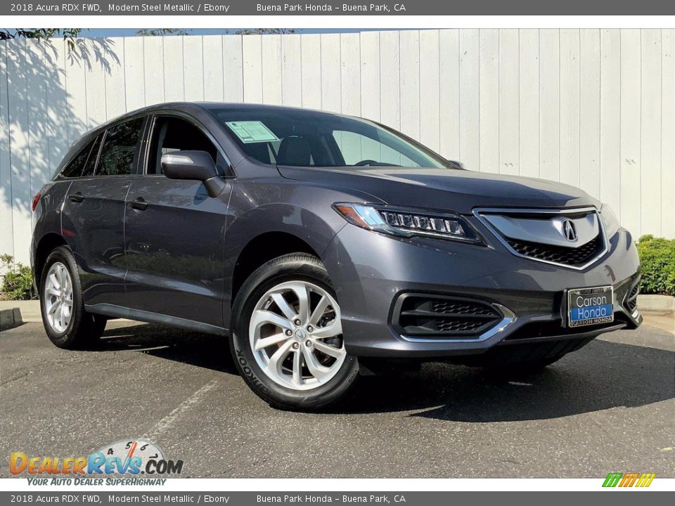 2018 Acura RDX FWD Modern Steel Metallic / Ebony Photo #36