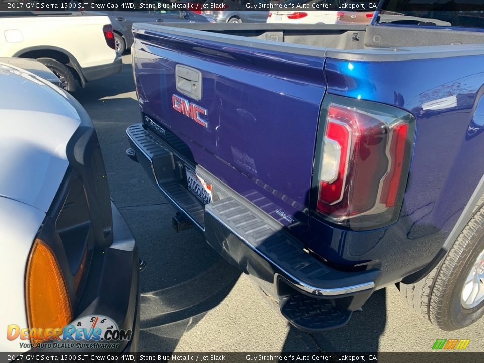 2017 GMC Sierra 1500 SLT Crew Cab 4WD Stone Blue Metallic / Jet Black Photo #3