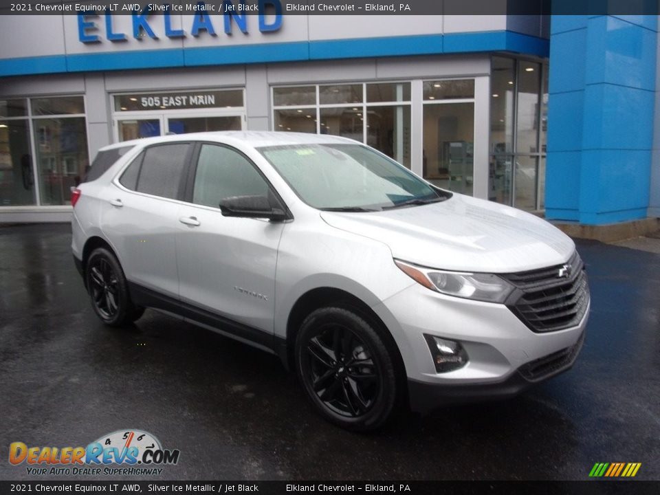 2021 Chevrolet Equinox LT AWD Silver Ice Metallic / Jet Black Photo #1