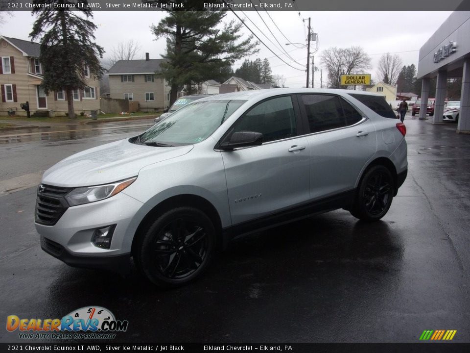 2021 Chevrolet Equinox LT AWD Silver Ice Metallic / Jet Black Photo #2