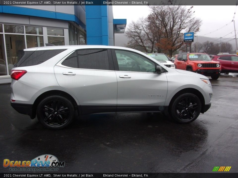 2021 Chevrolet Equinox LT AWD Silver Ice Metallic / Jet Black Photo #3