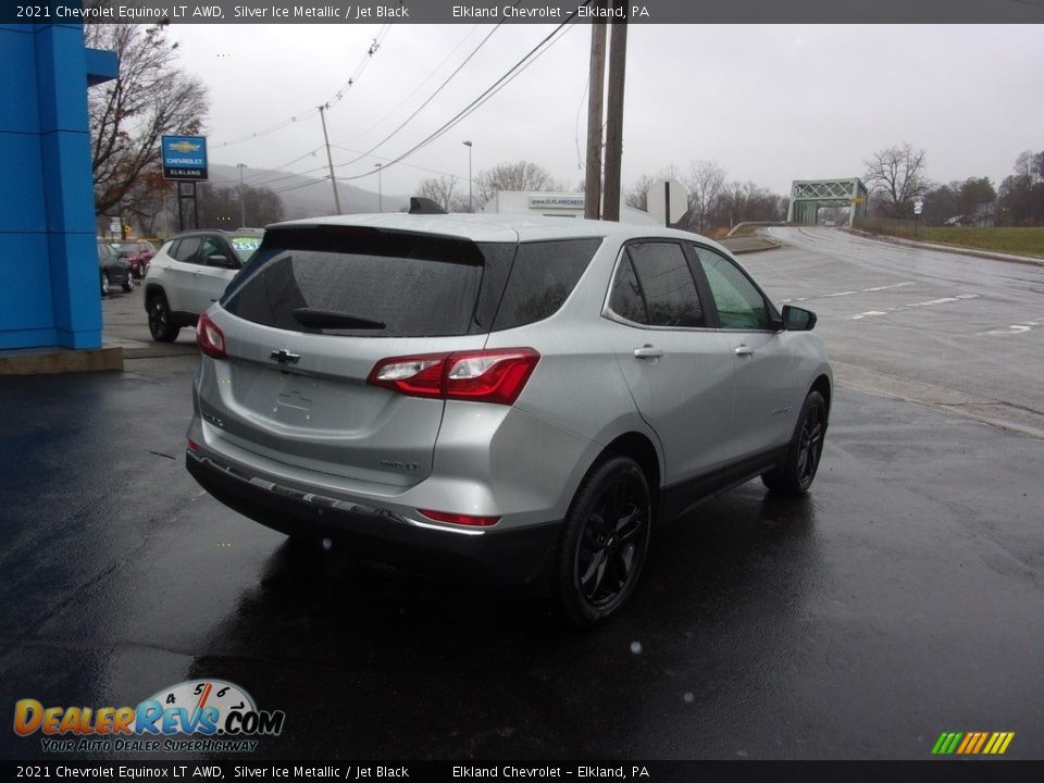 2021 Chevrolet Equinox LT AWD Silver Ice Metallic / Jet Black Photo #6