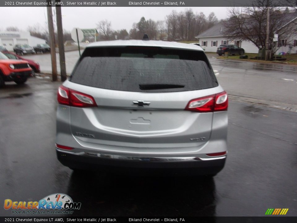 2021 Chevrolet Equinox LT AWD Silver Ice Metallic / Jet Black Photo #7