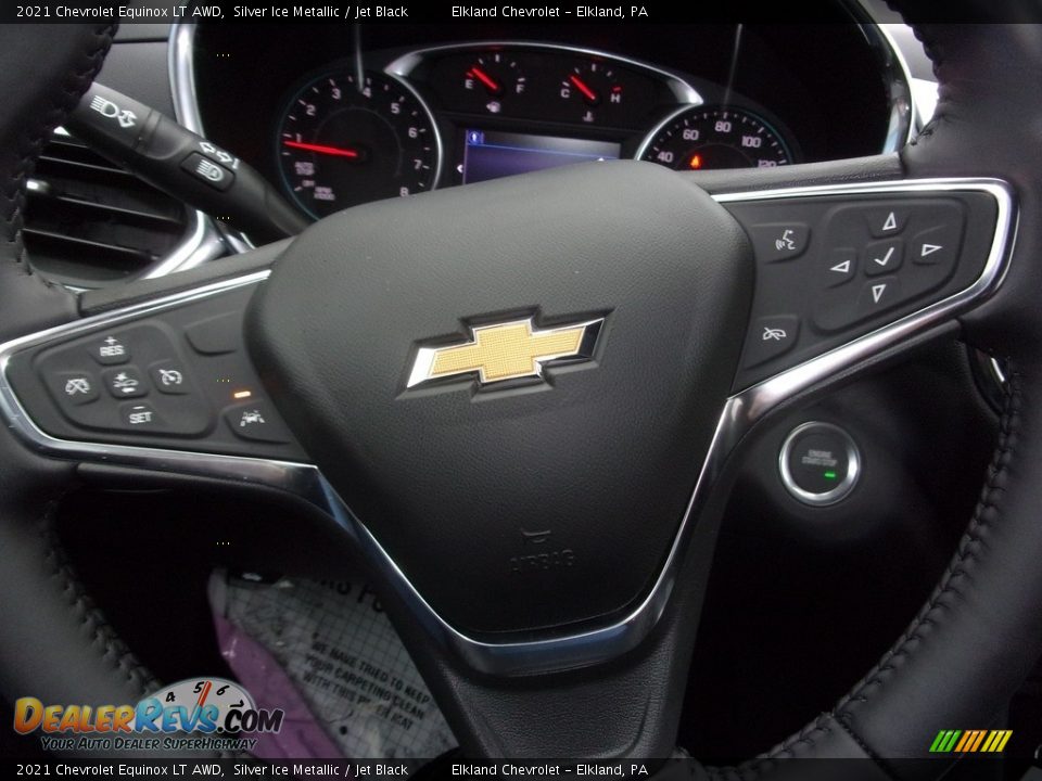 2021 Chevrolet Equinox LT AWD Silver Ice Metallic / Jet Black Photo #17