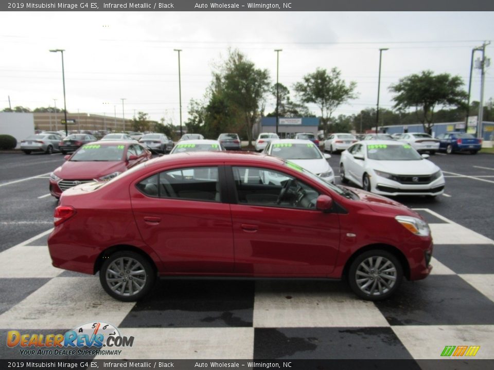 2019 Mitsubishi Mirage G4 ES Infrared Metallic / Black Photo #3