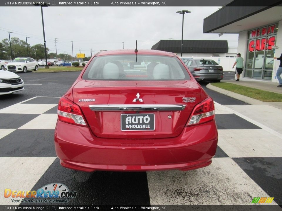 2019 Mitsubishi Mirage G4 ES Infrared Metallic / Black Photo #4