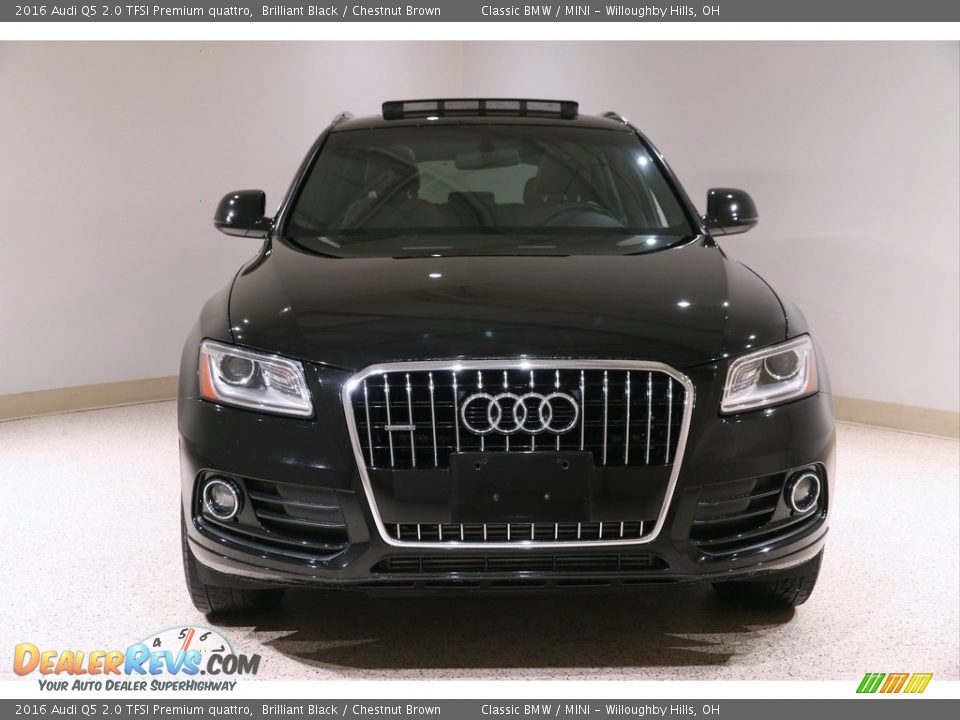 2016 Audi Q5 2.0 TFSI Premium quattro Brilliant Black / Chestnut Brown Photo #2