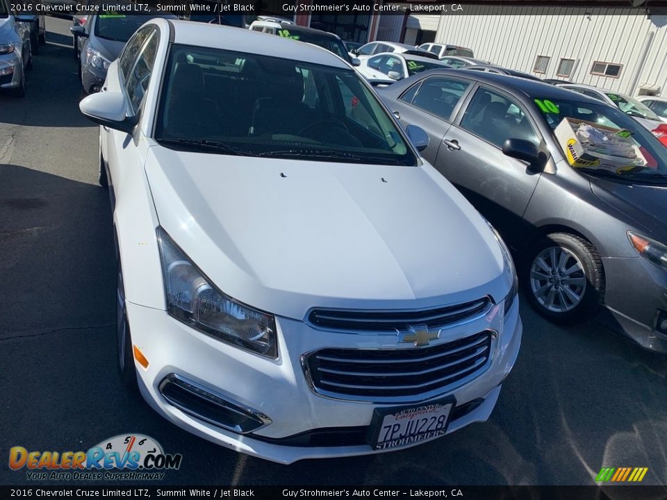 2016 Chevrolet Cruze Limited LTZ Summit White / Jet Black Photo #2