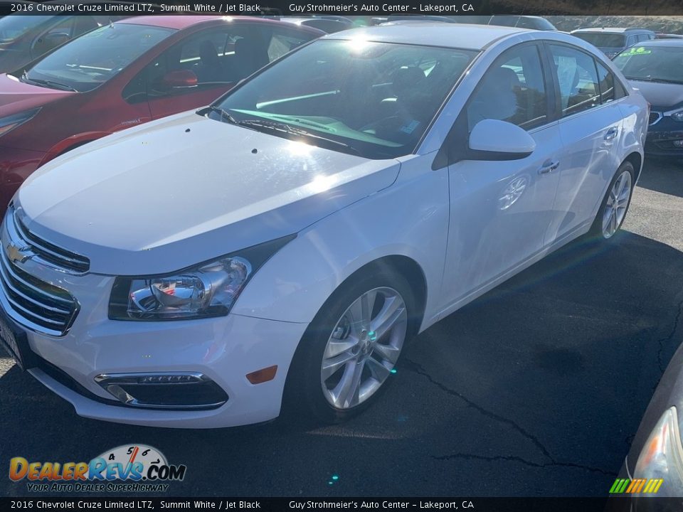 2016 Chevrolet Cruze Limited LTZ Summit White / Jet Black Photo #3