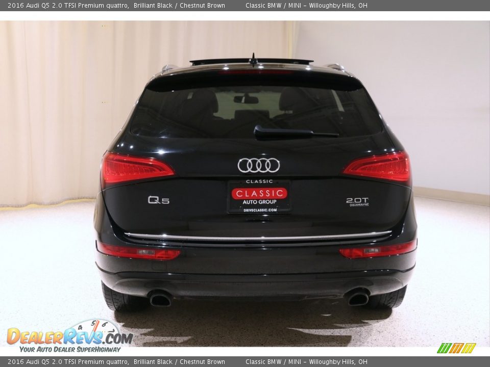 2016 Audi Q5 2.0 TFSI Premium quattro Brilliant Black / Chestnut Brown Photo #20