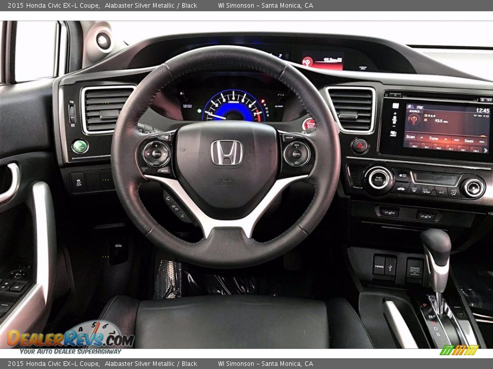 Dashboard of 2015 Honda Civic EX-L Coupe Photo #4