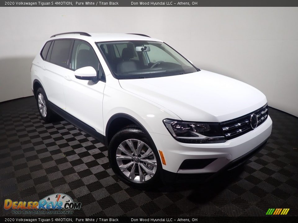 2020 Volkswagen Tiguan S 4MOTION Pure White / Titan Black Photo #3