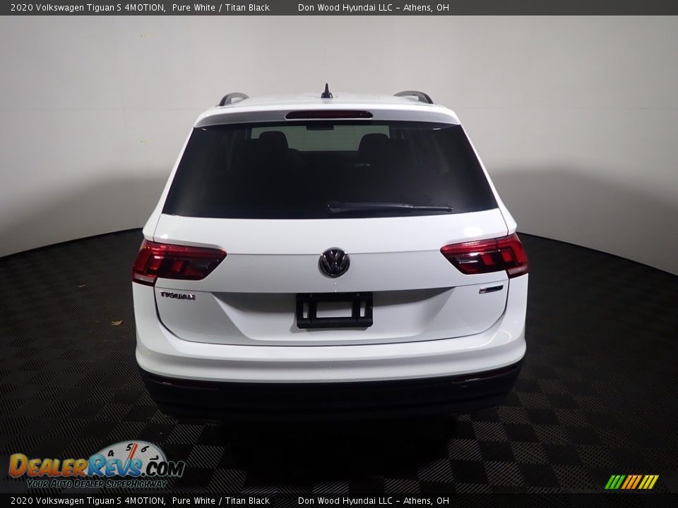 2020 Volkswagen Tiguan S 4MOTION Pure White / Titan Black Photo #12