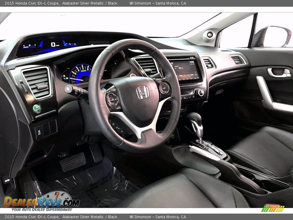 Dashboard of 2015 Honda Civic EX-L Coupe Photo #14