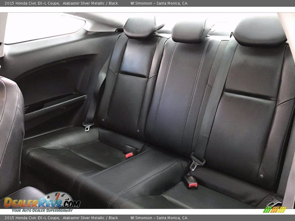 Rear Seat of 2015 Honda Civic EX-L Coupe Photo #20