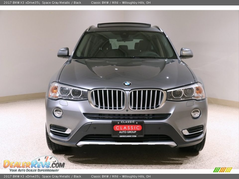 2017 BMW X3 xDrive35i Space Gray Metallic / Black Photo #2