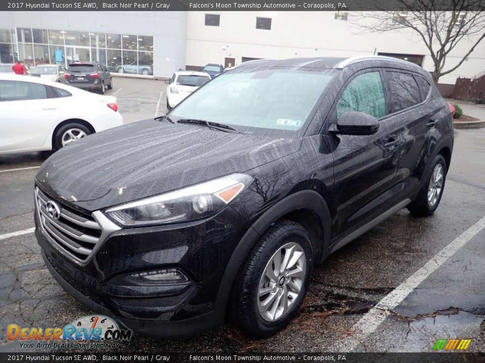 2017 Hyundai Tucson SE AWD Black Noir Pearl / Gray Photo #1