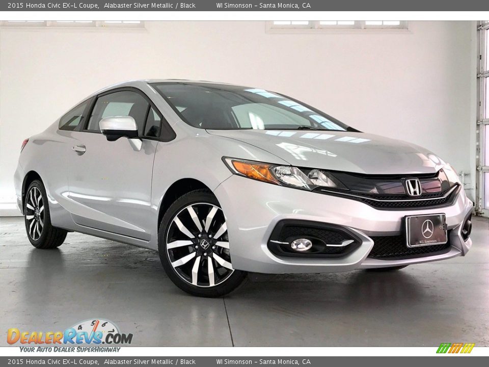 Front 3/4 View of 2015 Honda Civic EX-L Coupe Photo #34