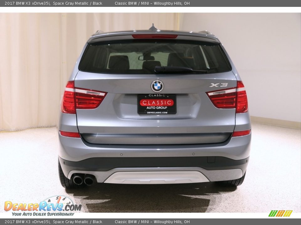 2017 BMW X3 xDrive35i Space Gray Metallic / Black Photo #21