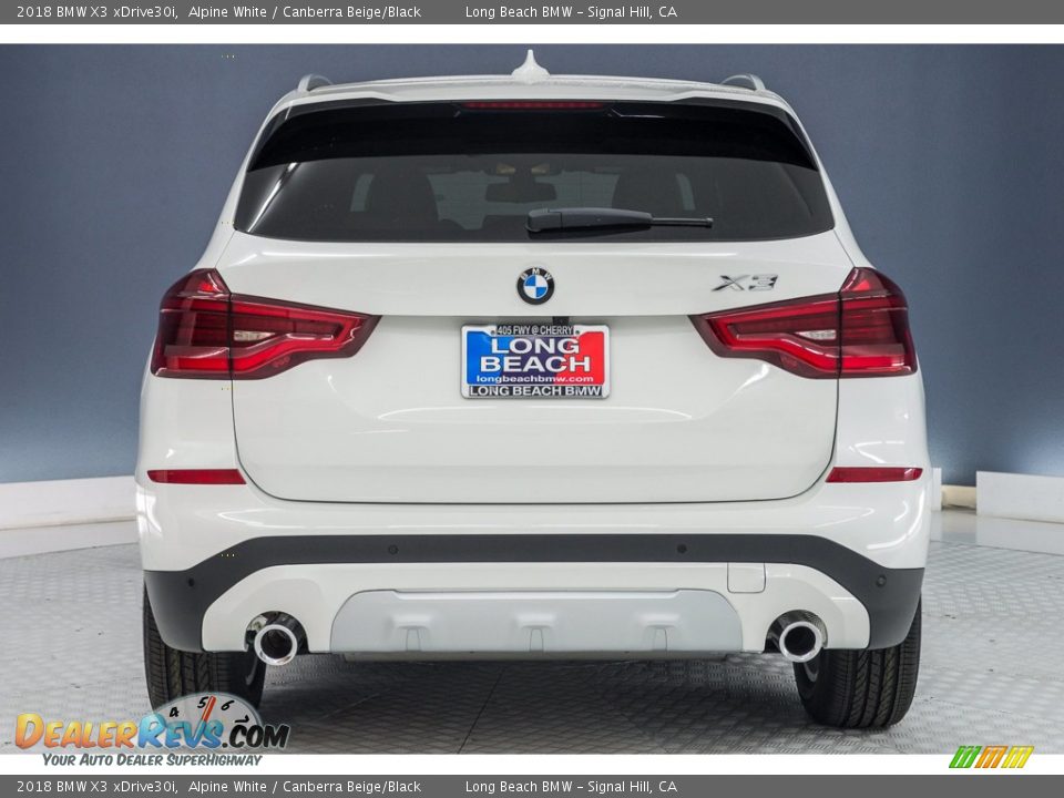 2018 BMW X3 xDrive30i Alpine White / Canberra Beige/Black Photo #3