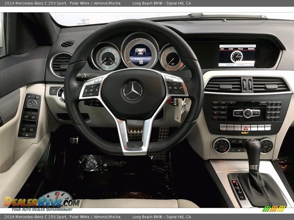 Almond/Mocha Interior - 2014 Mercedes-Benz C 250 Sport Photo #4