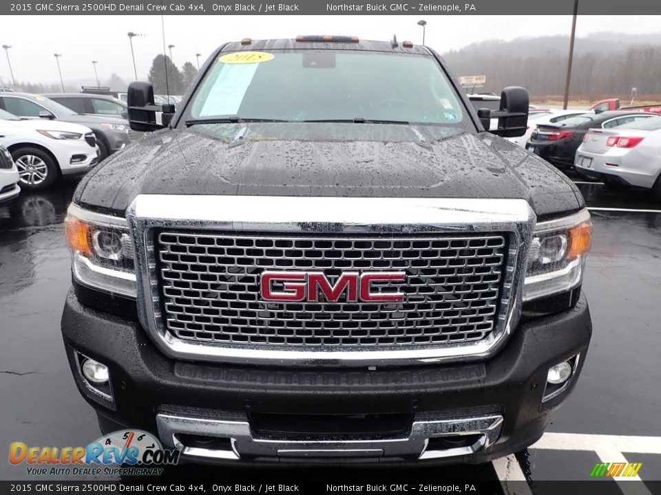 2015 GMC Sierra 2500HD Denali Crew Cab 4x4 Onyx Black / Jet Black Photo #3