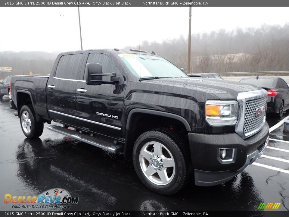 2015 GMC Sierra 2500HD Denali Crew Cab 4x4 Onyx Black / Jet Black Photo #4