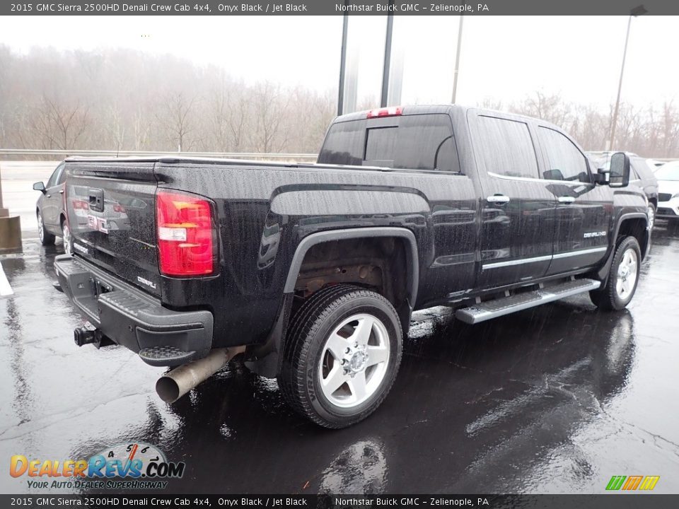 2015 GMC Sierra 2500HD Denali Crew Cab 4x4 Onyx Black / Jet Black Photo #8