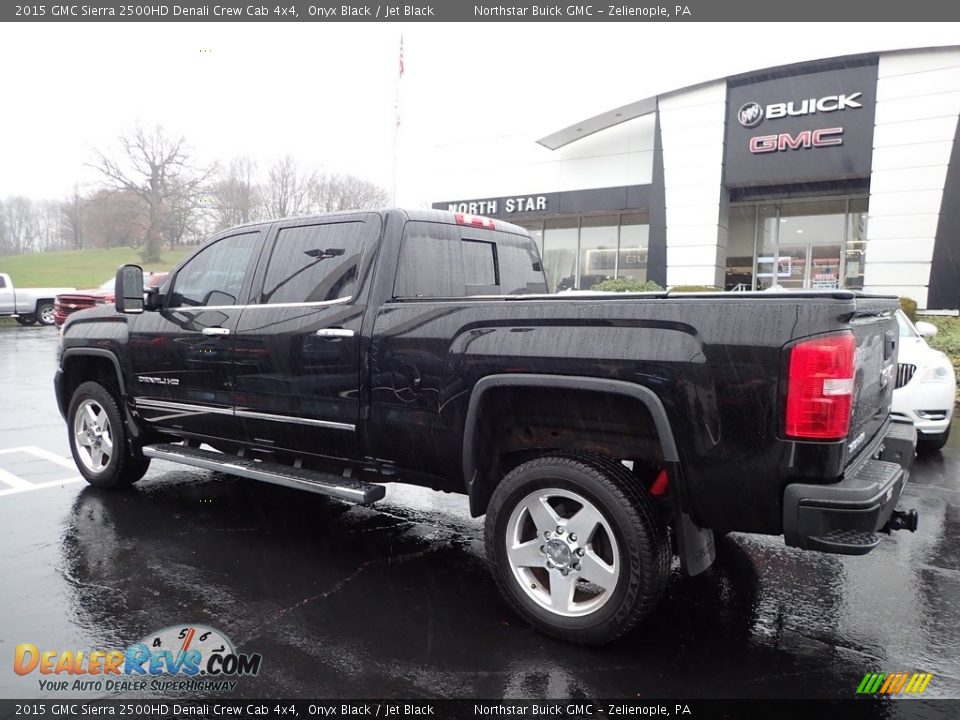 2015 GMC Sierra 2500HD Denali Crew Cab 4x4 Onyx Black / Jet Black Photo #10