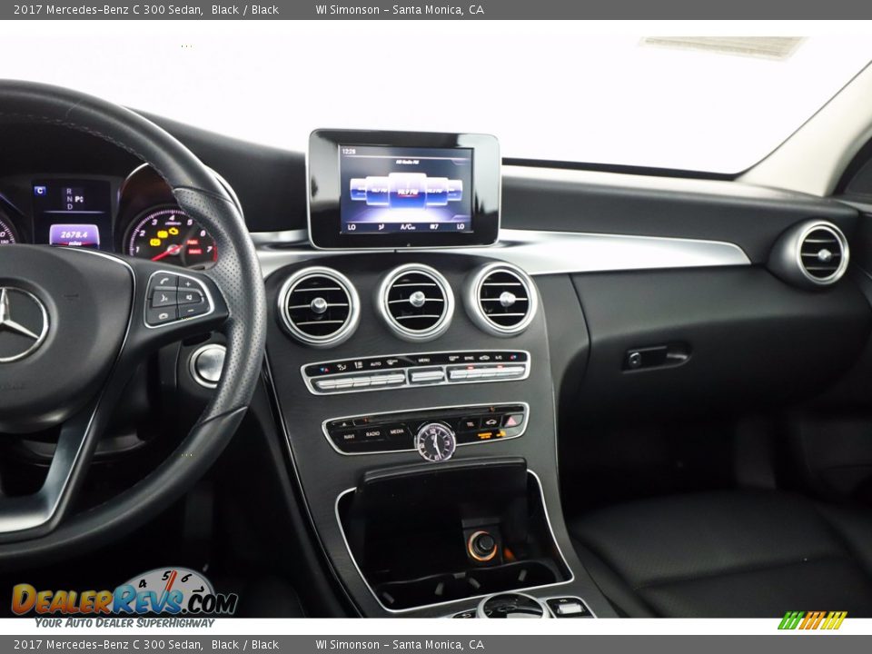 2017 Mercedes-Benz C 300 Sedan Black / Black Photo #25