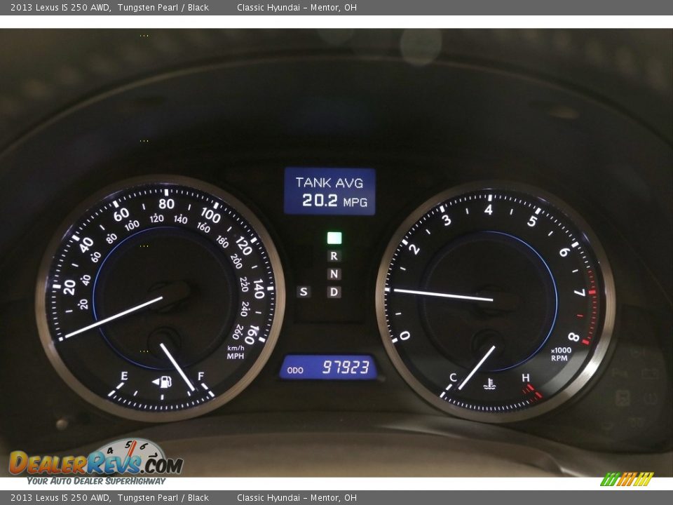 2013 Lexus IS 250 AWD Tungsten Pearl / Black Photo #8