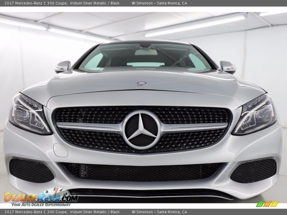 2017 Mercedes-Benz C 300 Coupe Iridium Silver Metallic / Black Photo #15