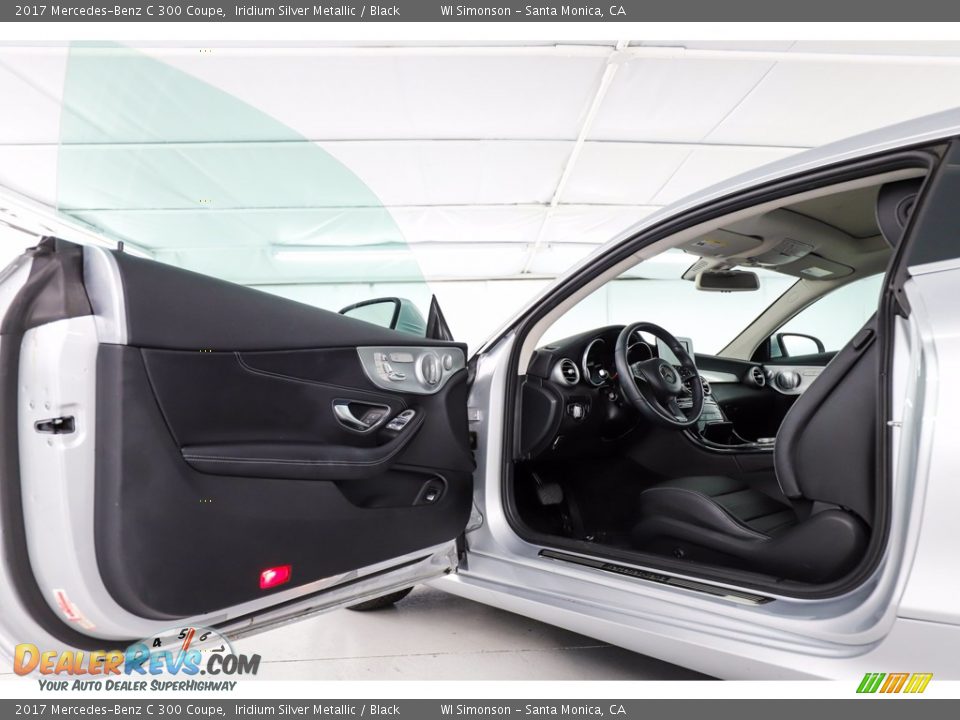 2017 Mercedes-Benz C 300 Coupe Iridium Silver Metallic / Black Photo #19