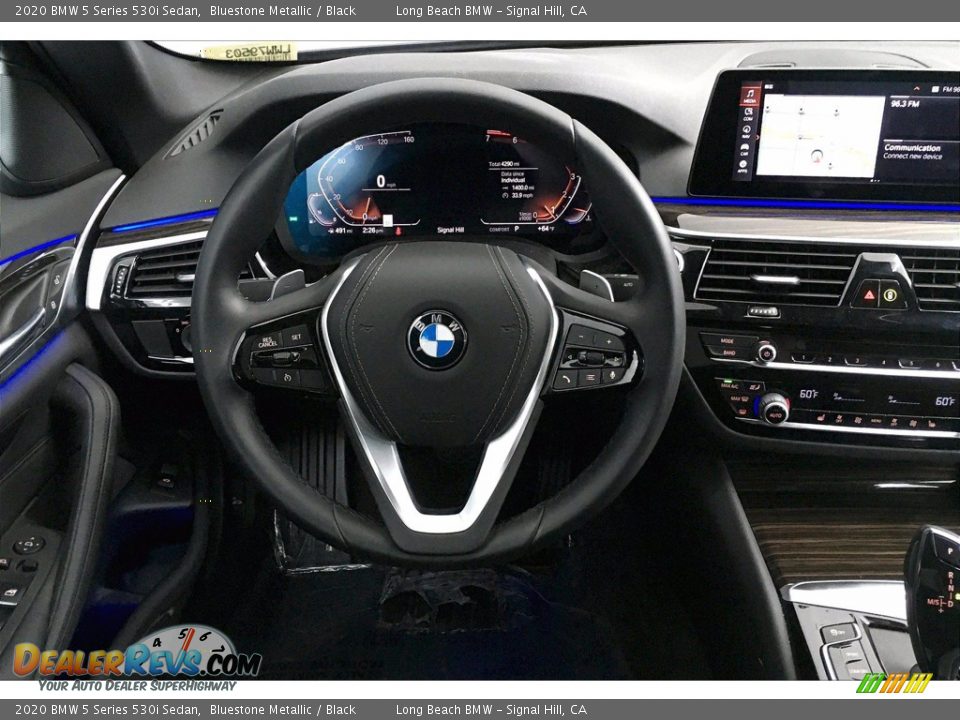 2020 BMW 5 Series 530i Sedan Bluestone Metallic / Black Photo #4