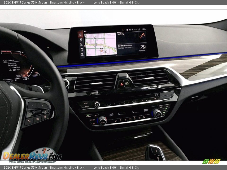 2020 BMW 5 Series 530i Sedan Bluestone Metallic / Black Photo #5