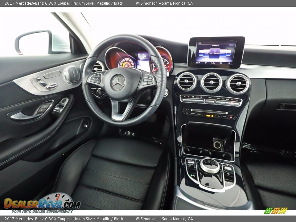 2017 Mercedes-Benz C 300 Coupe Iridium Silver Metallic / Black Photo #26