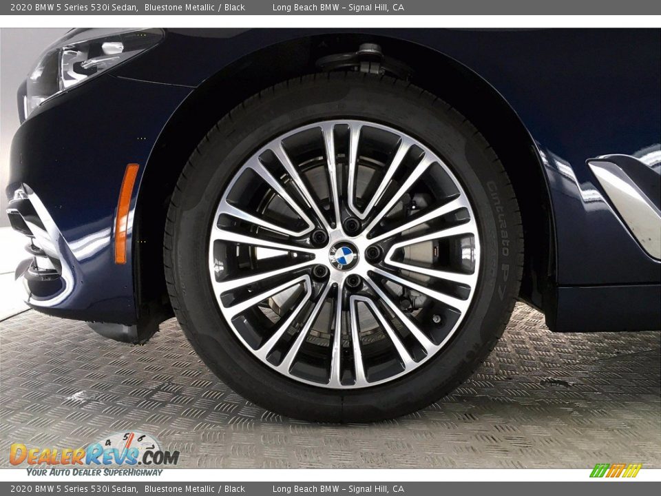 2020 BMW 5 Series 530i Sedan Bluestone Metallic / Black Photo #8