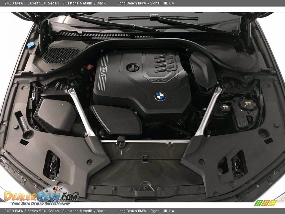 2020 BMW 5 Series 530i Sedan Bluestone Metallic / Black Photo #9