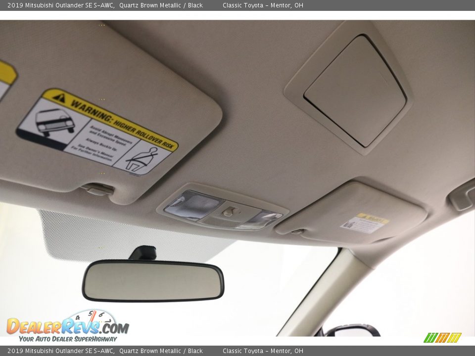 2019 Mitsubishi Outlander SE S-AWC Quartz Brown Metallic / Black Photo #10