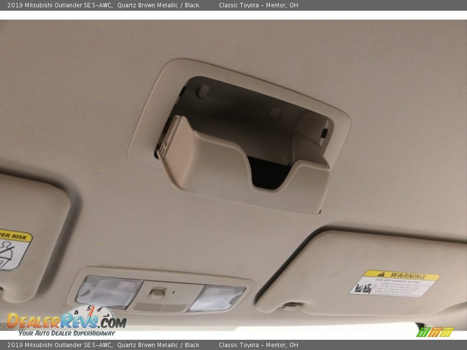 2019 Mitsubishi Outlander SE S-AWC Quartz Brown Metallic / Black Photo #11