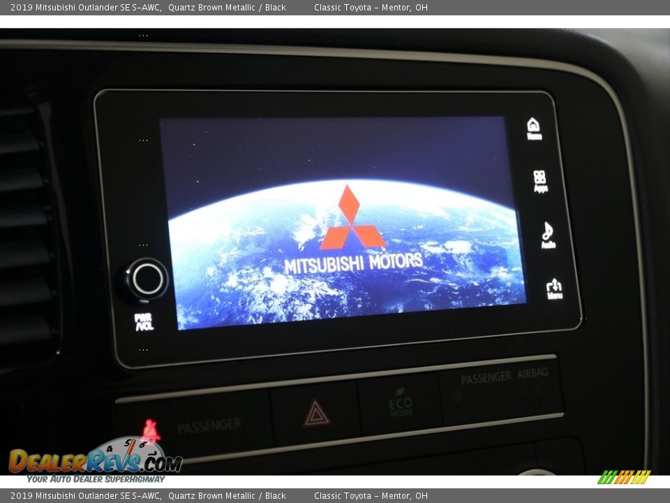 2019 Mitsubishi Outlander SE S-AWC Quartz Brown Metallic / Black Photo #12