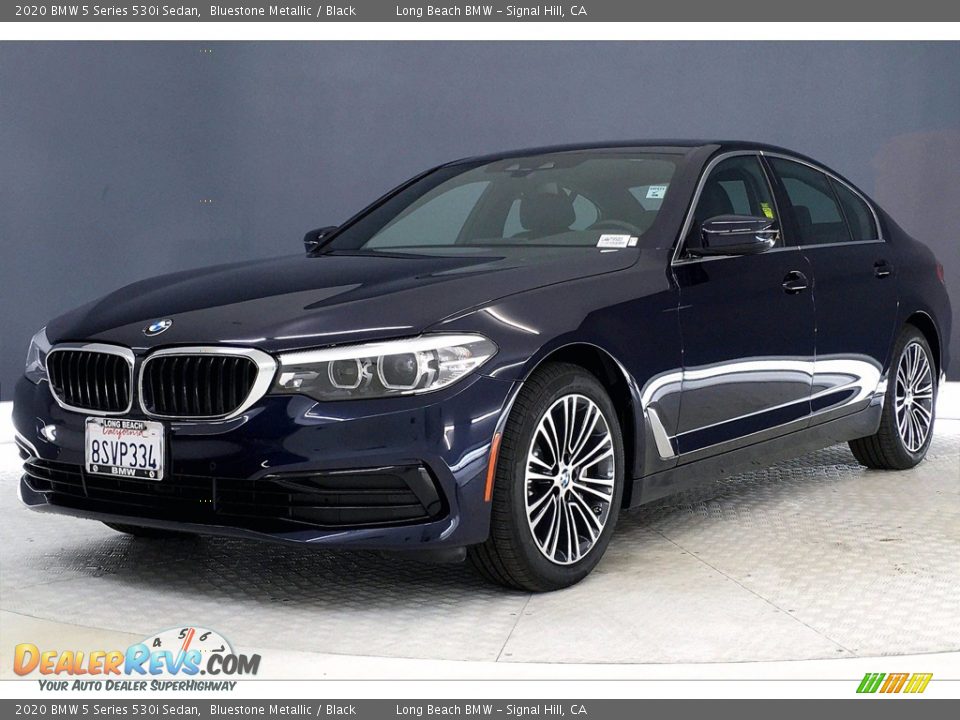2020 BMW 5 Series 530i Sedan Bluestone Metallic / Black Photo #12