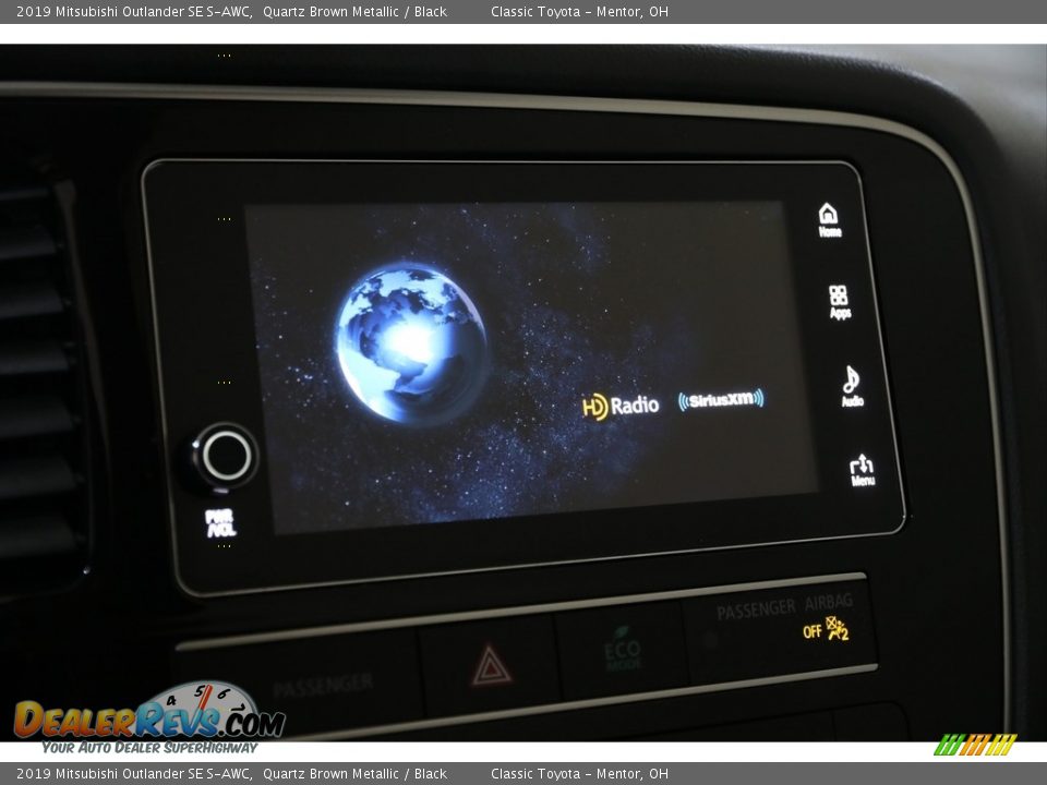 2019 Mitsubishi Outlander SE S-AWC Quartz Brown Metallic / Black Photo #13