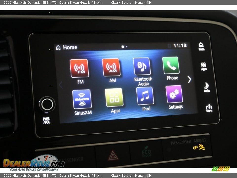 2019 Mitsubishi Outlander SE S-AWC Quartz Brown Metallic / Black Photo #14