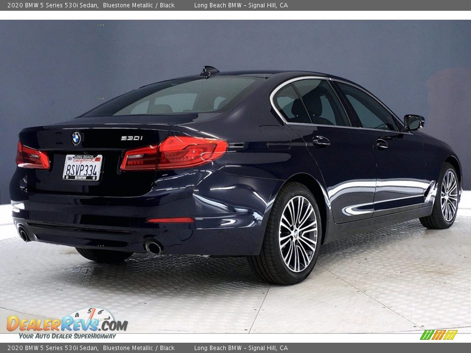 2020 BMW 5 Series 530i Sedan Bluestone Metallic / Black Photo #13
