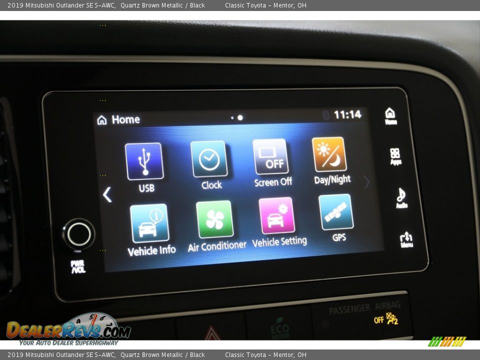 2019 Mitsubishi Outlander SE S-AWC Quartz Brown Metallic / Black Photo #15