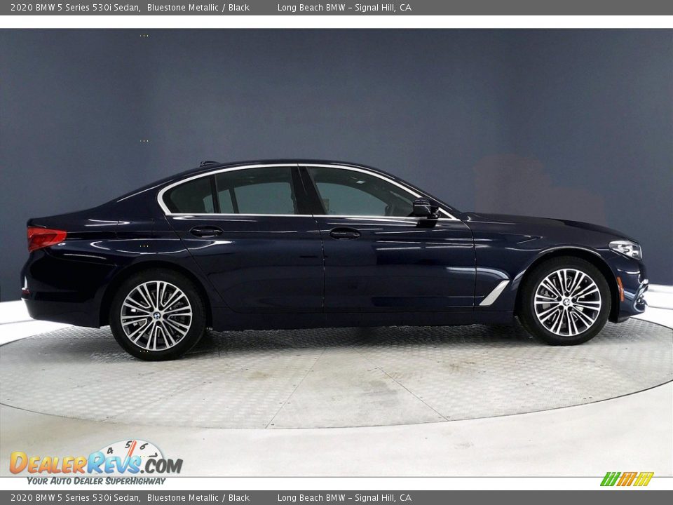 2020 BMW 5 Series 530i Sedan Bluestone Metallic / Black Photo #14